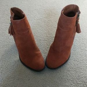 Modcloth Root and Ranch Stacked Hill Bootie